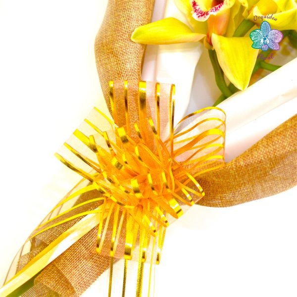 RAMO DORADO DE ORQUÍDEAS - Imagen 3